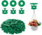 100pcs Greenhouse Twist Clips Plastic Greenhouse Fixing Clips and Washers Greenhouse Extender Corner Clips for Aluminium Greenhouse Insulation Netting Shading for Garden