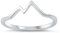 Joyara Sterling Silber 925 Berge Ring