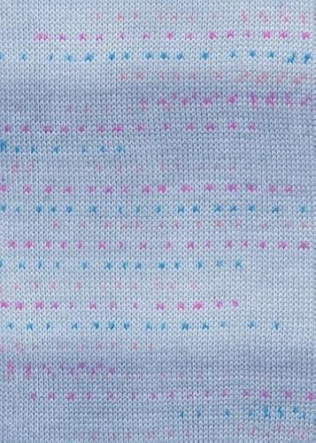 Lang Yarns Merino 200 Bebé Color 155.0356 - Grau/Bunt