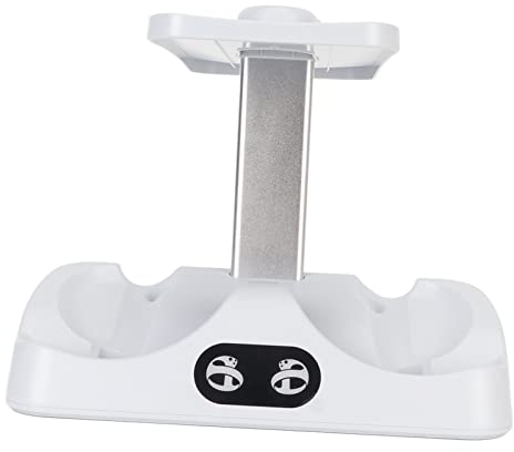 Estación de Carga del Controlador PS5 VR2 Base de Carga Rápida con Protección contra Sobrecarga Base del Cargador del Controlador Sense e Indicador LED