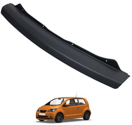 Travall Ladekantenschutz Kofferraum für SEAT MII (2011-2020) Selbstklebend Kratzschutz 100% Perfekte Passform Stoßstangenschutz, Einfache Montage Schwarzer ABS-Kunststoff für den Kofferraum Ladekant