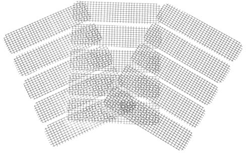 Gadpiparty 75stücke Teiliges Selbstklebendes Reparaturset Für Insektenschutzgitter Zuschneidbare Fenster-mesh-flicken Für Dauerhaften Schutz Vor Fliegen Und Insekten Aus Robustem