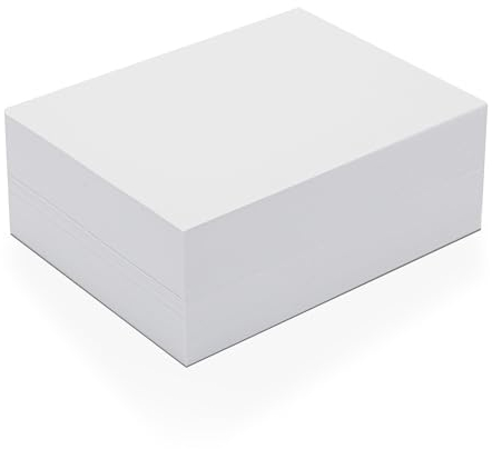 younikat 500 Blatt blanko 80 g/m² Papier weiß I Kopierpapier I Rezeptpapier I DIN A5 I dv1430