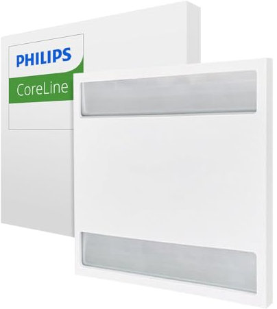 Philips Panneau LED Coreline RC136B 22/31W 3100-4300lm - 840 Blanc Froid | 60x60cm - UGR <19 - Puissance Réglable