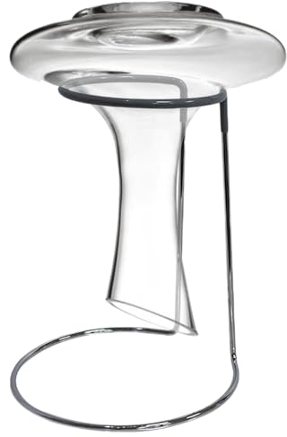 Karaffe Trockner Stand | Wein Dekanter Wäscheständer - Stabile Karaffe Halter Rack Ständer mit Gummi beschichtet Top für Familientreffen