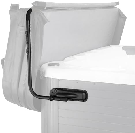 VEVOR Whirlpool-Abdeckungslifter, Spa-Abdeckungslifter, Breite 175-255 cm Verstellbar, Beidseitig Oben installiert, Whirlpoolabdeckung-Hebevorrichtung für Badewannen, Whirlpools, Spa
