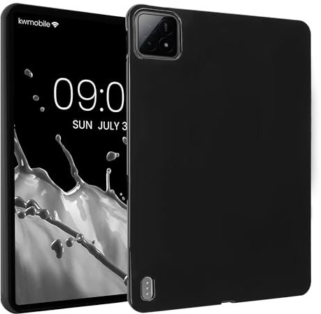 kwmobile Carcasa Compatible con Xiaomi Pad 6S Pro 12.4 - Funda para Tablet de TPU - Cover en Negro