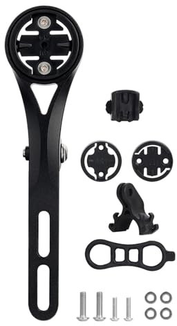 HVRFJXI Road Bicycles Computer Mount Adjustable Out Fronts Bike Extension Bracket Light Stands Bike Computer Mount Adapters Base
