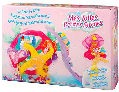 alles-meine.de GmbH Magisches Wasserkarussel - für die Badewanne - Spielspaß im Wasser - Karussel & Muscheldusche - Wasserspielzeug Badezimmer Kinderspielzeug Wanne - Wasserrutsc..