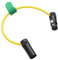 HangTon Audiokabel für Recorder Mixer Mikrofon Lautsprecher Sound Devices Mixpre 10 II Zoom F8n Zaxcom Sony Canon Camera, XLR 3 Pin Stecker auf Buchse, Low-Profile rechtwinklig gelb 30cm