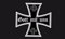 2 x Aufkleber Eisernes Kreuz Gott mit uns 12 x 8 cm Sticker Carsticker Autoaufkleber Flagge Fahne