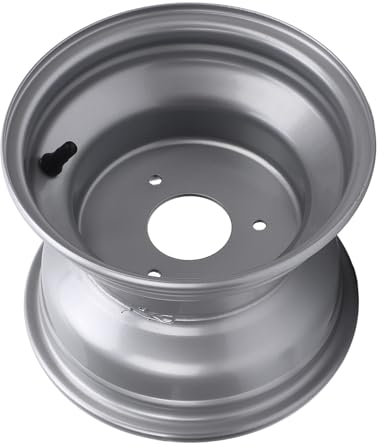 18X 9.50-8 ATV-Felge, Aluminium Legierung, Quad-Off-Road-Fahrzeuge, 8-Zoll-ATV-Radfelgen für ATVs, Go Karts, Super-Haltbarkeit und Leistung, 4-Lauffelgen (Drei Loch (Lochabstand: