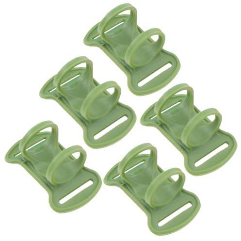 Ksikdeg 5Pcs Silicone Headlamp Flashlight Holder Soft Elastic Headlamp Stand Lights Mount Bands for Outdoor Camping