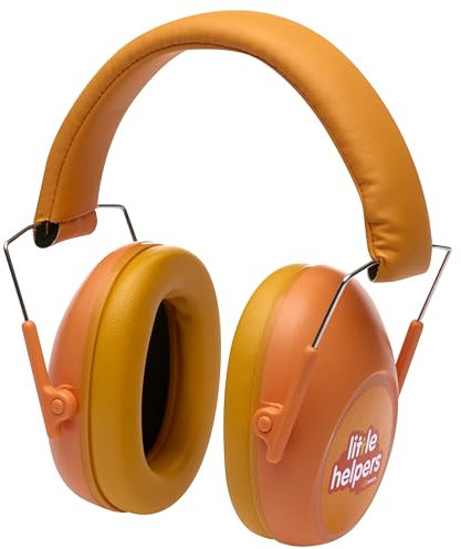 Gebol Little Helpers Casque de protection auditive Emoji 1 casque confortable anti-bruit pliable pour enfants pour l'autisme, les concerts, le bricolage, pour garçons et filles, universel, orange
