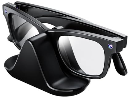 ASHATA Smarta Glasögonladdningsdockor Kompatibel med Meta Skyler, Bärbara Smarta Glassladdningsdocka med Snabb Laddning och LED -indikator, för RW4006 RW4008 RW4010