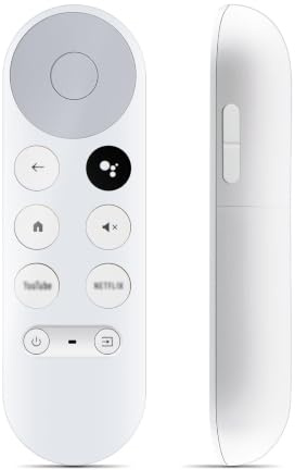 Télécommande Chromecast pour Google TV 4K/HD, Remote Control pour Google Chromecast Streaming Stick, Compatible avec Chromecast Google TV et Télécommande Google Chromecast TV