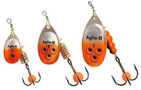 Mepps cuillers aglia e Argent/Orange