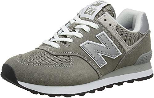 New Balance Femme 574v2 Sneaker, Grey White, 36 EU