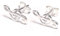 Loveyourdiamonds Kleine Notenschlüssel Ohrstecker aus 925 Sterling Silber