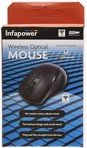 Infapower X205 Wireless Optical Mouse, Black