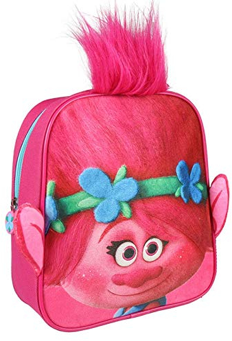 Cerdá Trolls Poppy Kinder-Rucksack, 28 cm, Blau (fucsia)
