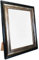 FRAMES BY POST Scandi Vintage Black & Gold Picture Photo Frame A4