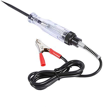 Keenso Auto Spannungsprüfer Stift, DC 6V 12V 24V Elektrischer Stromkreisprüfer Testlicht Elektrischer Schaltkreis