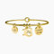 KIDULT - Bracciale in acciaio 316L e Pvd Gold | Special Moments