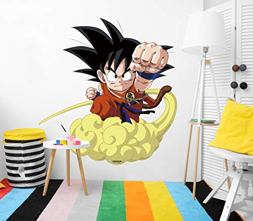 DBS Vinyl-Wandaufkleber, Motiv: Dragon Ball Super Goku, offizielles Produkt, verschiedene Größen 103x110cm