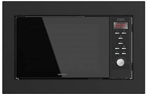 Cecotec Forno a Microonde digitale Grandheat 2350 incorporato in nero. 900 W, integrabili, 23 litri, grill di 1000 W, 9 funzioni preconfigurate, avvio rapido, timer