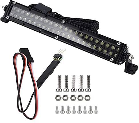 RC Car LED Light Bar, Langlebige RC Dachlichtleiste mit Control Switch Line für 1/10 Crawler Truck