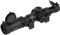FOCUHUNTER Scope 1-6x24, Sucher, rot/grünes MIL-Absehen, mit hochklappbaren Objektivabdeckungen und 20 mm 11 mm Picatinny/Weaver und Schwalbenschwanz-Montageringen