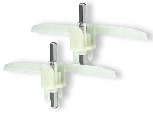 DL-pro 2 x Durchlaufschnitzlerflügel für Bosch 10004361 für MUM4 MUZ4 MUM4428 Küchenmaschine