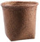 Operitacx Cesta Con Tapa Mini Papelera Escritorio Contenedores Rusticos Papelera Tejida De De De Mimbre De Flores Secas Cesta De De Ratán Para Oficina En Casa (M) Mimbre Natural Cestas Con Tapa