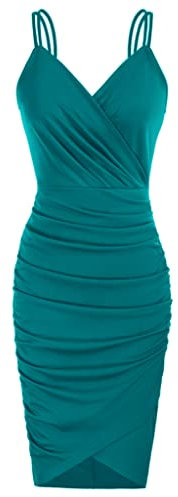 GRACE KARIN Etuikleider Knielang Vintage Kleid sexy Rockabilly Kleider CL1151-12 L