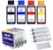 Wiederbefüllbare Tintenpatronen kompatibel mit Epson 604, 604 XL mit Auto-Reset-Chips + 400 ml Nachfülltinte für Expression Home XP-2200 2205 3200 3205 4200 4205, Workforce WF-2910 2930 2935 2950