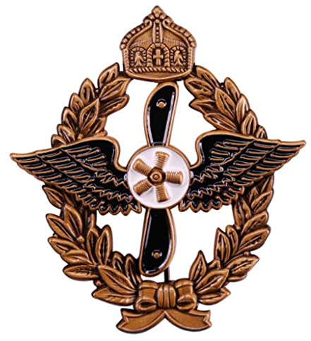 Deutsche schwarze Flügel Propeller Emaille Pins WW2 Militärbroschen Metall Punk Medaille Adler Abzeichen Pin Deutsche Militärbroschen Metall Emaille Pins