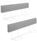 Ikodm Bettgitter rausfallschutz Bett 2X 150cm Bettschutzgitter für Kinder Höhenverstellbar Bettkantenschutz Verformbar Sicherheitsgeländer, Kinderbettgitter Boxspringbett Kinderbett,Grau, 9095-2