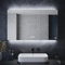 ELEGANT Led Mirror Cabinet with Shaver Socket Triple Door Led Illuminated Bathroom Mirror Cabinet Wall Mounted with Demister Pad and Three-color Infinitely Dimmable IP44 1000 x 600mm
