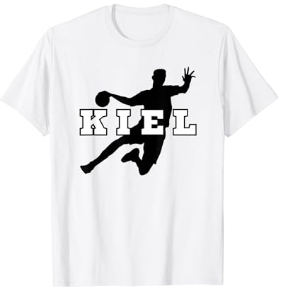 Kiel Handball Mannschaft Verein Fan Schleswig-Holstein weiss T-Shirt
