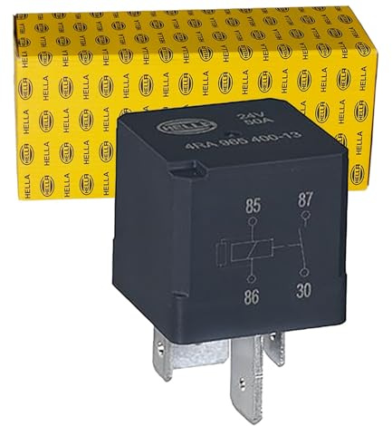 HELLA Relais, Arbeitsstrom - 24V - 4-polig - Schließer - 4RA 965 400-131