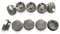 Radiator Accessories,Towel Rail Radiators Universal Brackets Chrome,White,Black, Radiator Valves (5 PCS Blanking 5 PCS Air Vent Plugs 15mm (1/2inc))