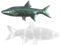 Finyoffiy Moule mécanique 3D en silicone en forme de poisson animal à suspendre au mur - Moule époxy pour salon, maison, bureau, décoration d'aquarium, cadeaux de vacances (B)
