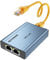 MT-VIKI LAN Splitter POE 3 Port 1000Mbps POE Gigabit Dual RJ45 Splitter für Cat5e/6/7/8 Kabel für POE IP Kamera, POE Switch und mehr Keine Stromversorgung