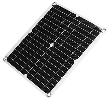 Panneau de Solaire Kit de Panneau Solaire Flexible 40W 18V Module de Chargeur Solaire en Silicium Monocristallin IP65 étanche avec Manuel en Anglais Panneaux Solaires