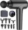 Massagepistole, Muskel Percussion Massagegerät, Massage Gun mit LED-Touchscreen, 20 Geschwindigkeiten, 9 Massageköpfe, Tragetasche, Leise Elektrische Massage Pistole, Geschenk für Männer & Frauen