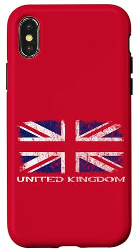 iPhone X/XS UK Flag, Great Britain Flag, UK Travel, Union Jack Case
