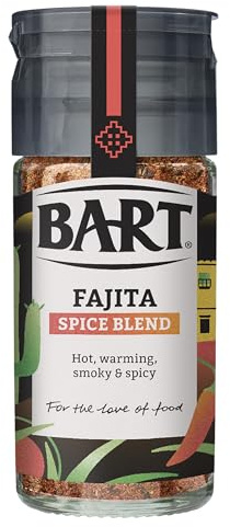 Bart Fajita Spice Blend Glass Jar 44g (Latin American Cooking)