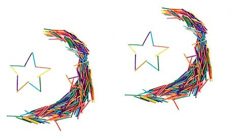 IWOWHERO 2000stücke Bunte Holzstäbchen Für Junge Mädchen Bastelmaterial Für Und Skulpturen Für Kreative Projekte Und Farbenspiele Lang