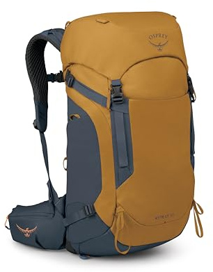 Osprey Kyte LT 35L Damen Rucksack - Leichte Wander- & Reisetasche mit wasserdichtem Regenschutz, Barley Brown